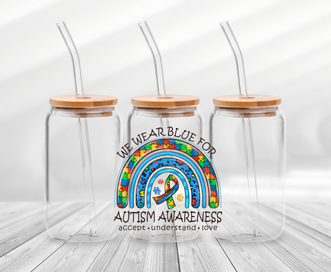 Autism Awareness UV DTF Decal